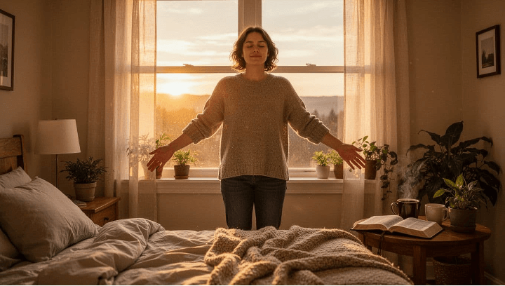 Grace vs Performance Christianity: Stop Earning, Start Receiving Morning light and calm routines can support a life that starts from identity.