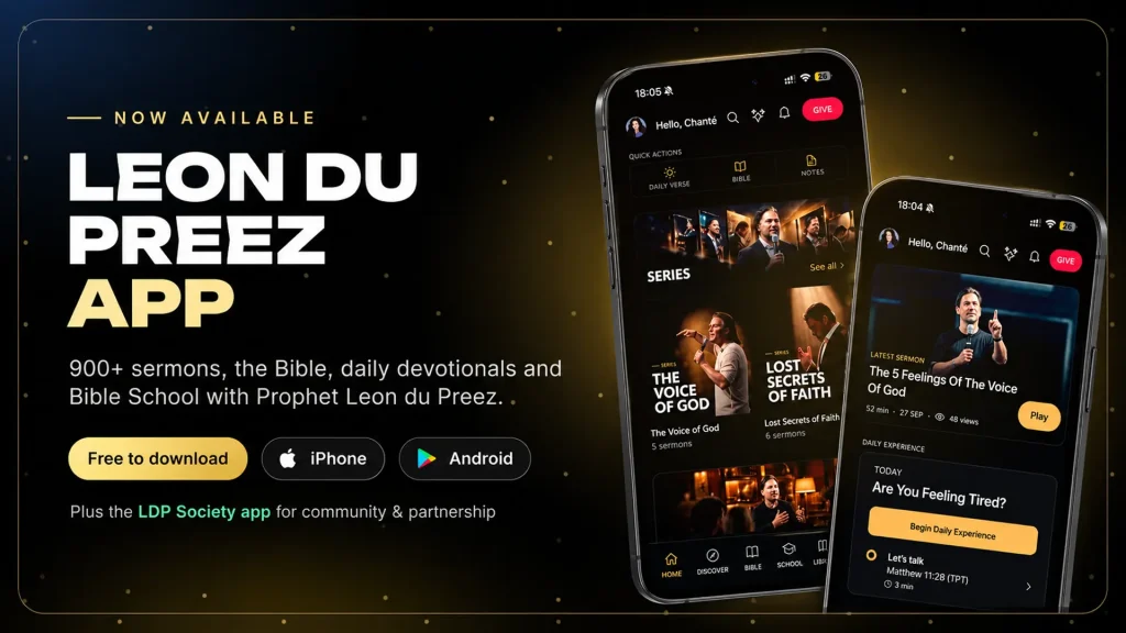 Leon du Preez App - Leon du Preez Society App - Download Now