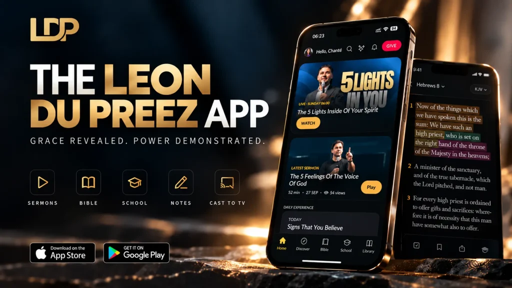 The Leon du Preez App - Prophet Leon du Preez - Download Now